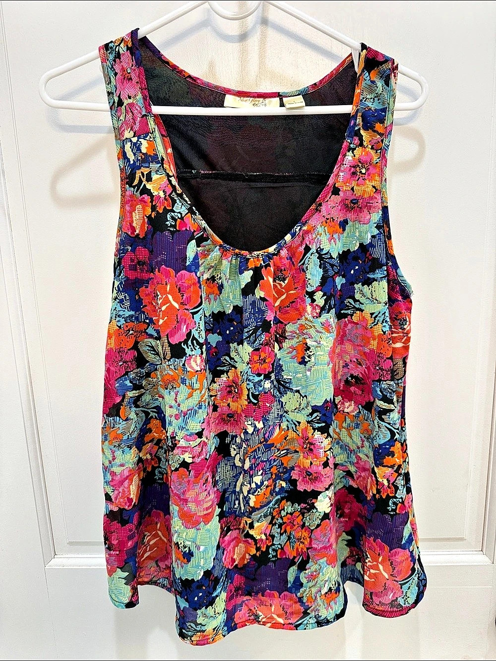 New Glory Floral Tank Top in Multicolor